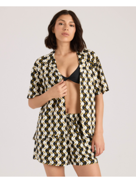 Volcom Volcom Midnite Ramble Top (Womens) | Black/Natural