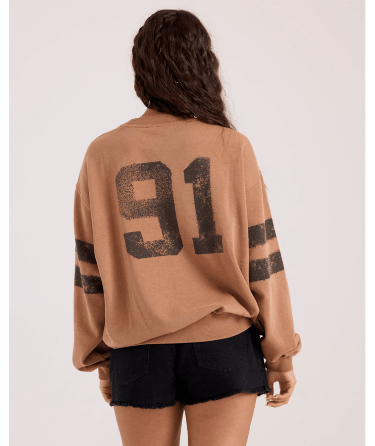 Volcom Volcom Levy Crew Fleece (Womens) | Pale Khaki