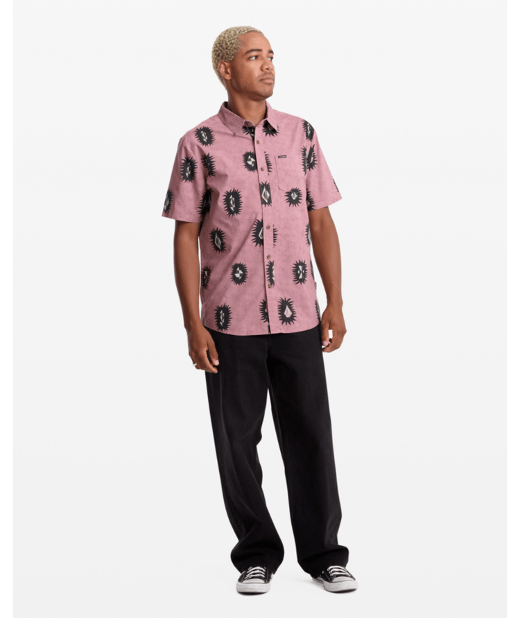 Volcom Volcom Markerstone Ss (Mens) | Stone Rose