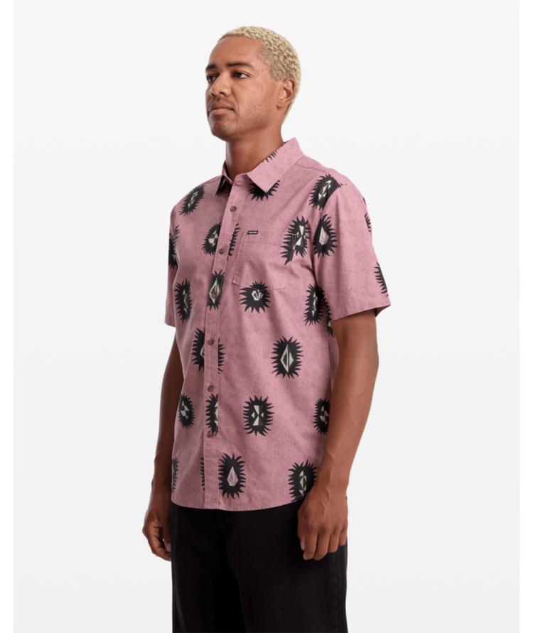Volcom Volcom Markerstone Ss (Mens) | Stone Rose