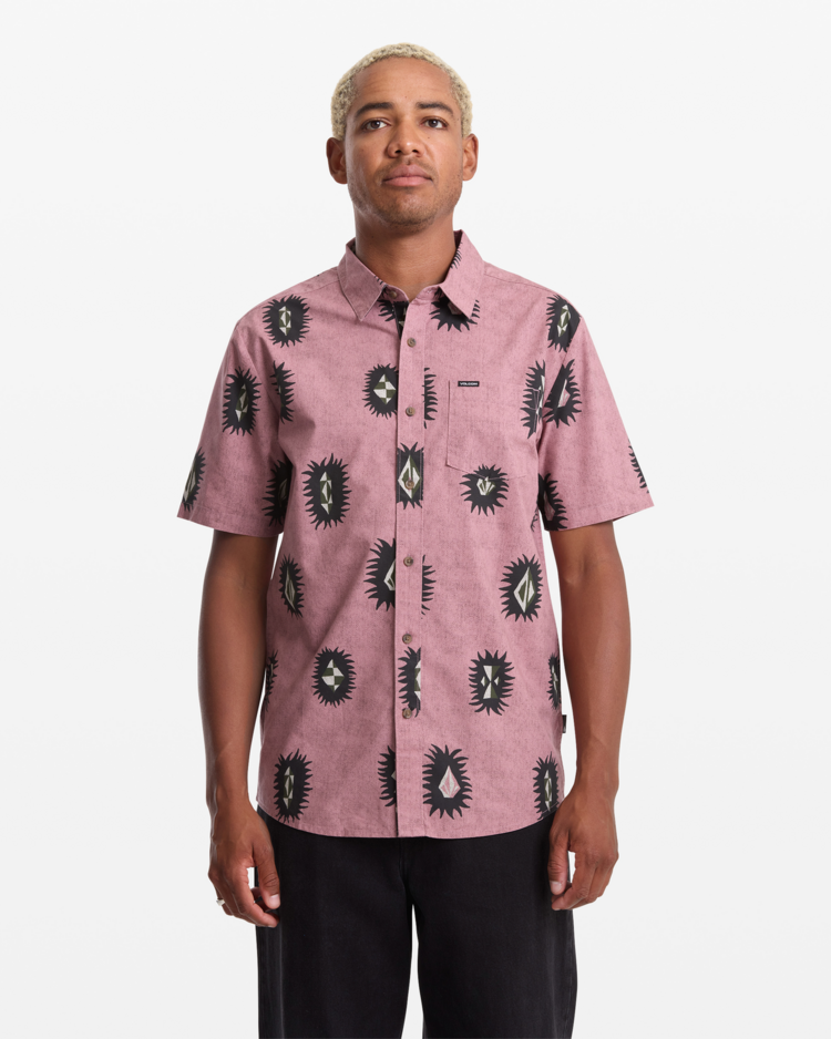 Volcom Volcom Markerstone Ss (Mens) | Stone Rose