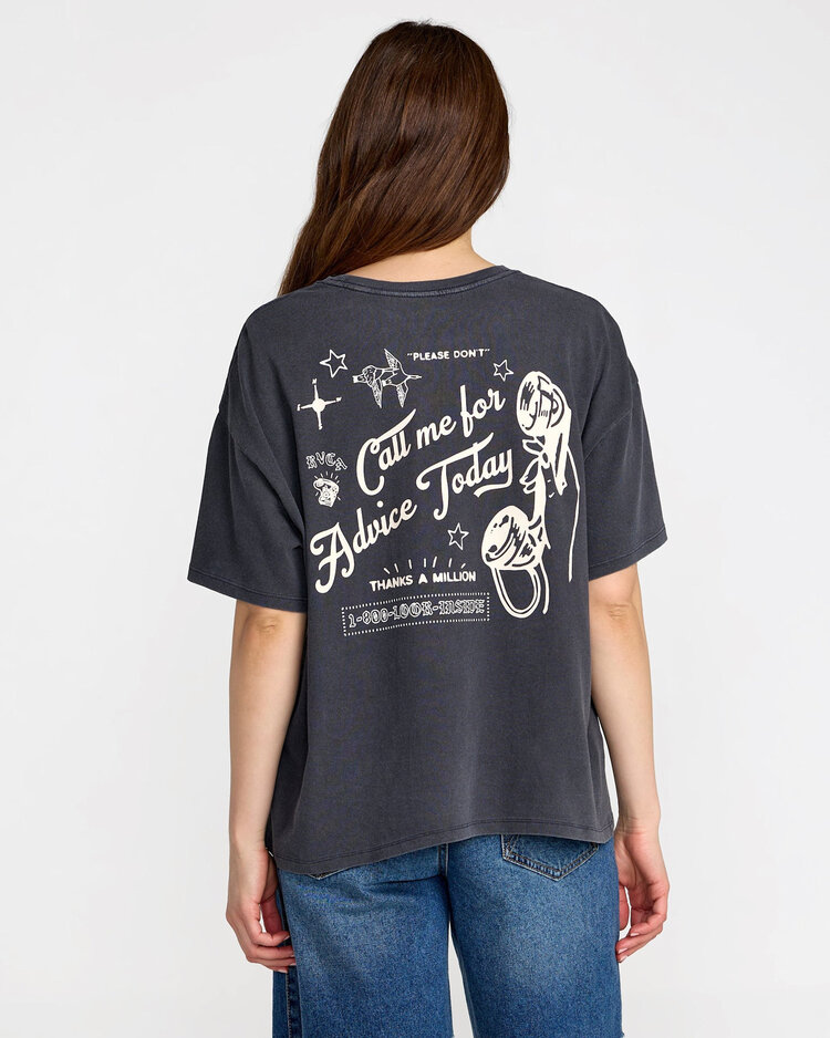 RVCA Rvca Move On Bf Tee (Womens) | Graphite
