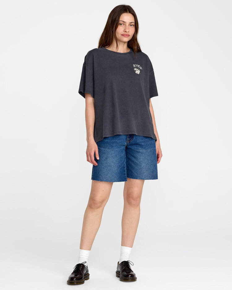 RVCA Rvca Move On Bf Tee (Womens) | Graphite