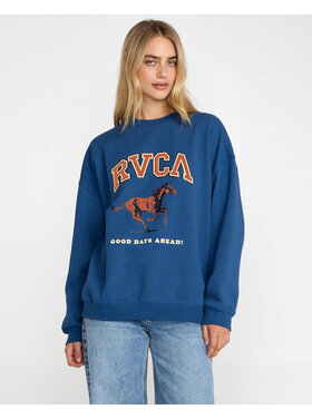 RVCA Rvca Neat Pullover (Womens) | Ensign Blue
