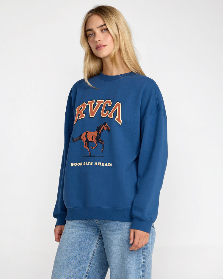 RVCA Rvca Neat Pullover (Womens) | Ensign Blue