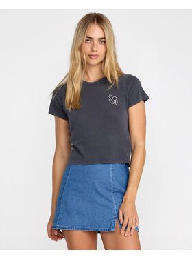 RVCA Rvca 411 Tee (Womens) | Graphite