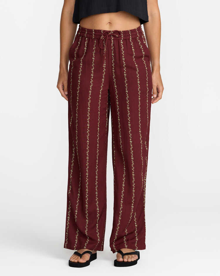 RVCA Rvca Florence Pant (Womens) | Madder Brown