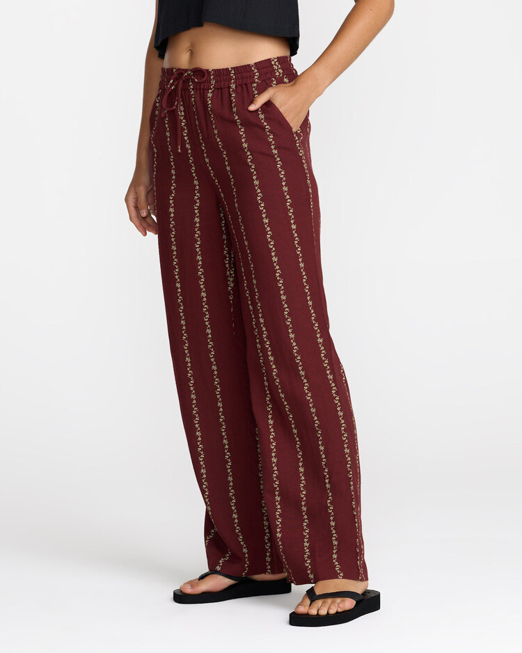 RVCA Rvca Florence Pant (Womens) | Madder Brown