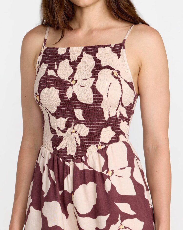 RVCA Rvca Sienna Romper (Womens) | Terra Brown