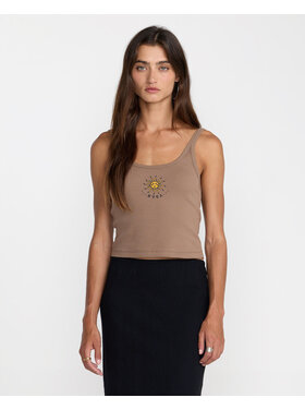 RVCA Rvca Fading Sun Tank (Womens) | Cocoa
