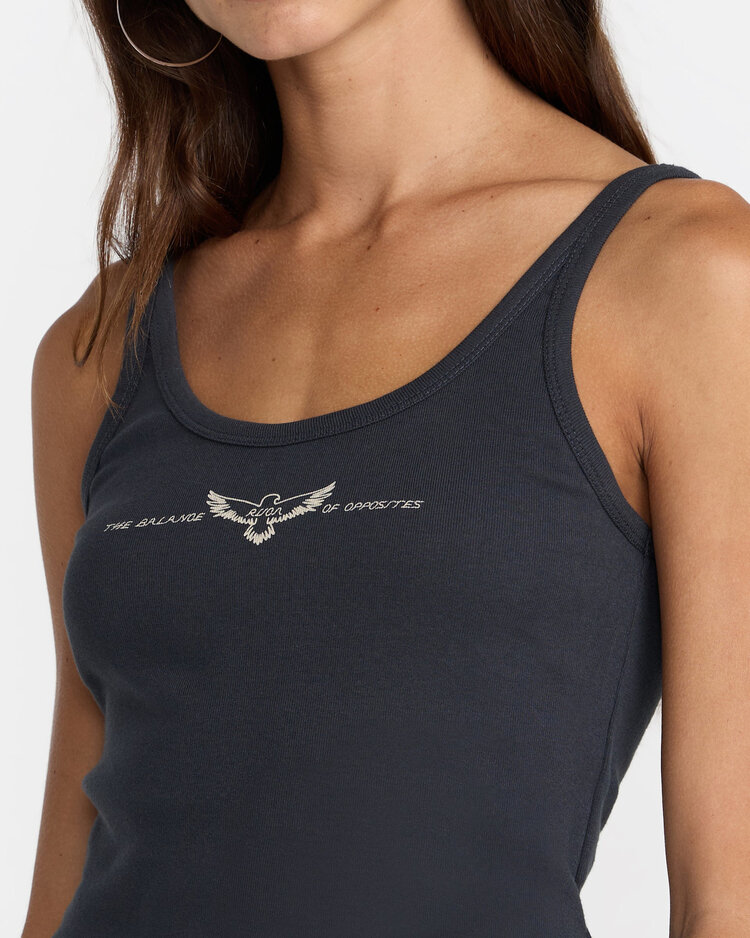 RVCA Rvca Bird Of Prey Tank (Womens) | Washed Black