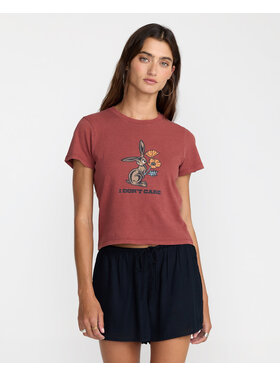 RVCA Rvca Don’T Care 411 Tee (Womens) | Madder Brown