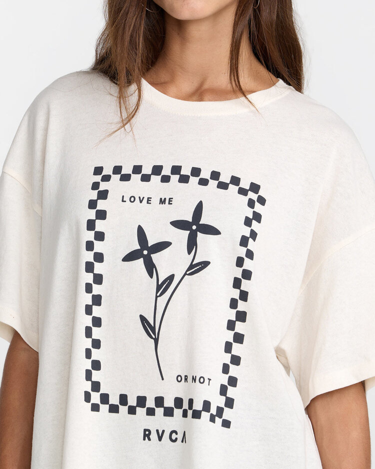 RVCA Rvca Love Me Bf Tee (Womens) | Cloud