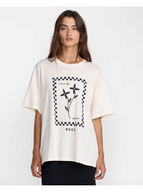 RVCA Rvca Love Me Bf Tee (Womens) | Cloud