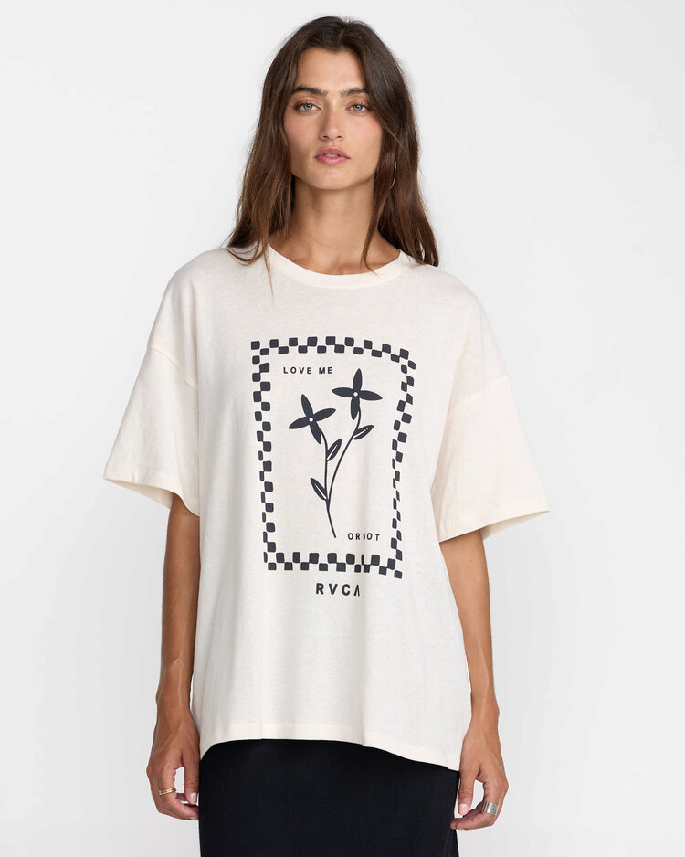 RVCA Rvca Love Me Bf Tee (Womens) | Cloud