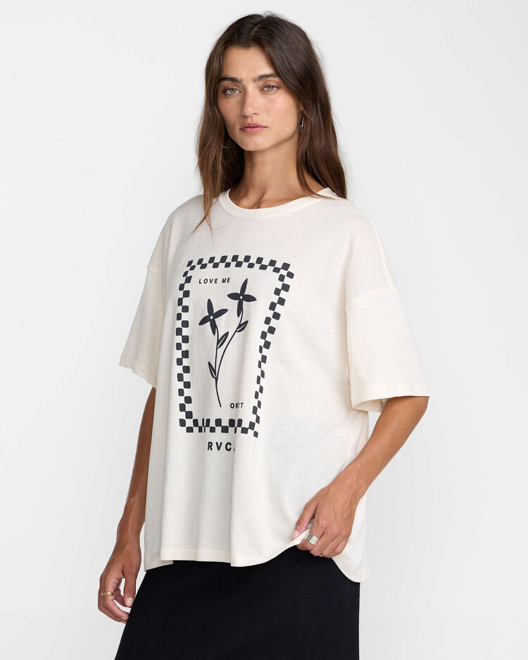 RVCA Rvca Love Me Bf Tee (Womens) | Cloud
