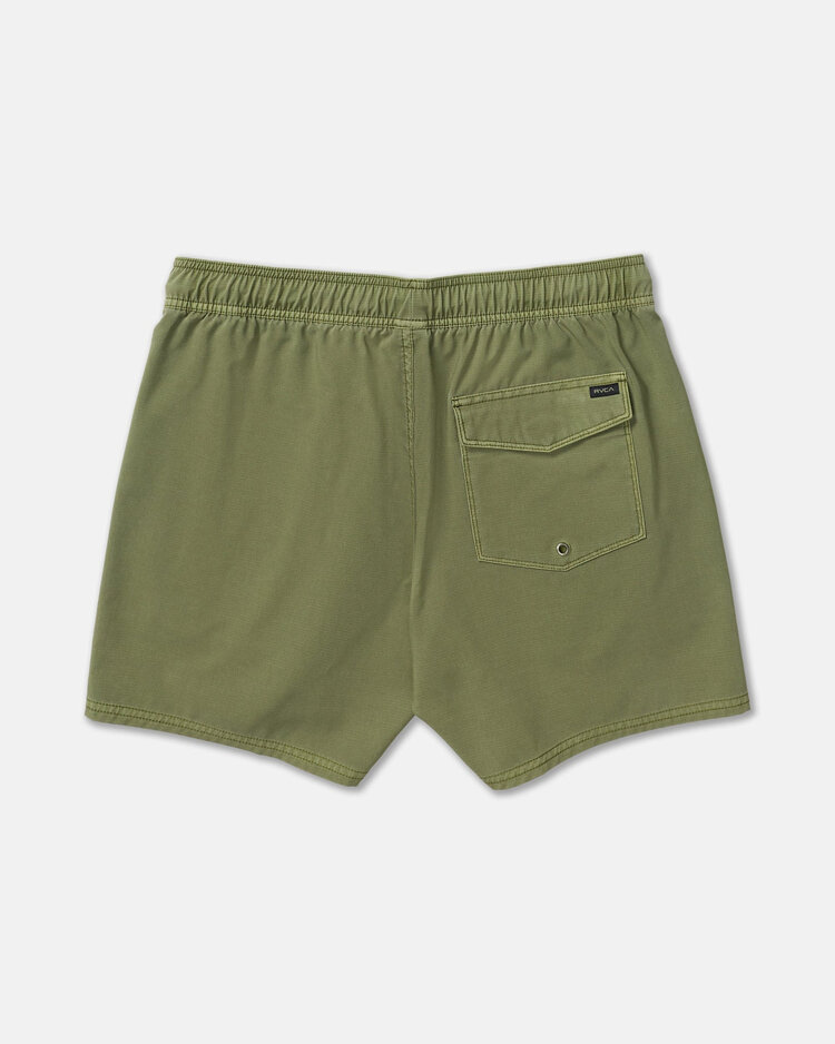 RVCA Rvca Va Pigment Elastic Short 16 (Mens) | Martini Olive