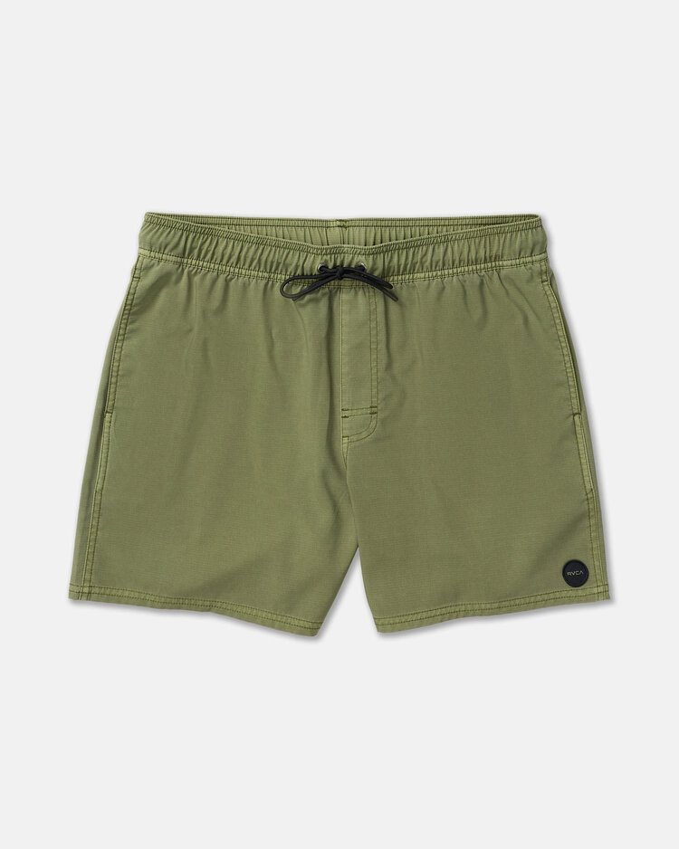 RVCA Rvca Va Pigment Elastic Short 16 (Mens) | Martini Olive