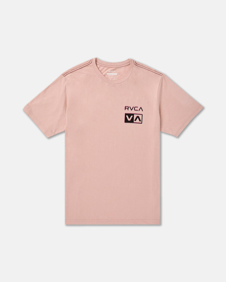 RVCA Rvca Glitch Ss (Mens) | Pale Mauve