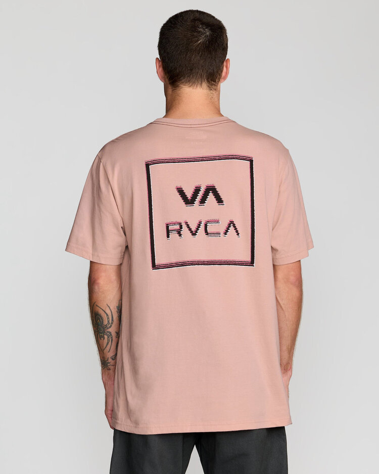 RVCA Rvca Glitch Ss (Mens) | Pale Mauve