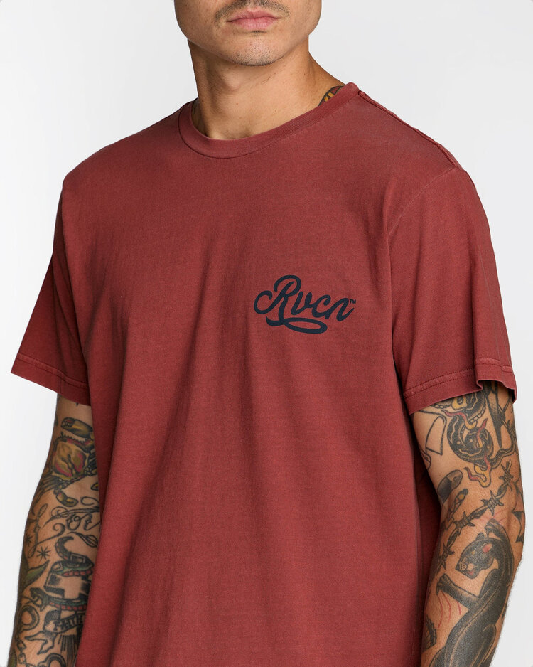 RVCA Rvca Emscript Ss (Mens) | Dusty Red