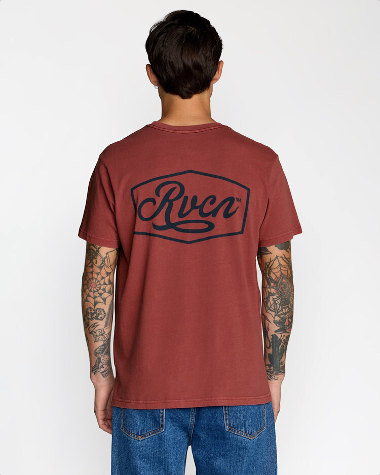 RVCA Rvca Emscript Ss (Mens) | Dusty Red