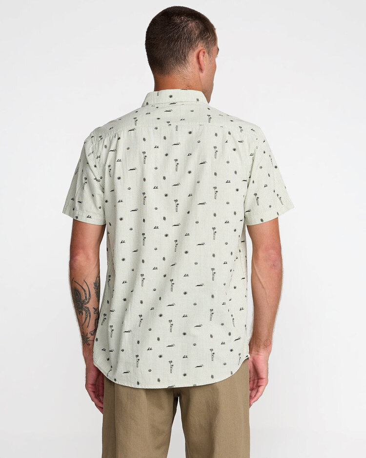 RVCA Rvca Thatll Do Seersucker (Mens) | Ranger Green