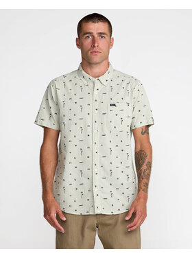 RVCA Rvca Thatll Do Seersucker (Mens) | Ranger Green