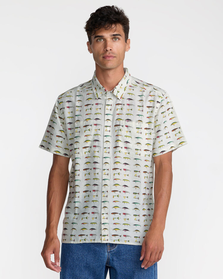 RVCA Rvca Tackle Shop Ss (Mens) | Wheat