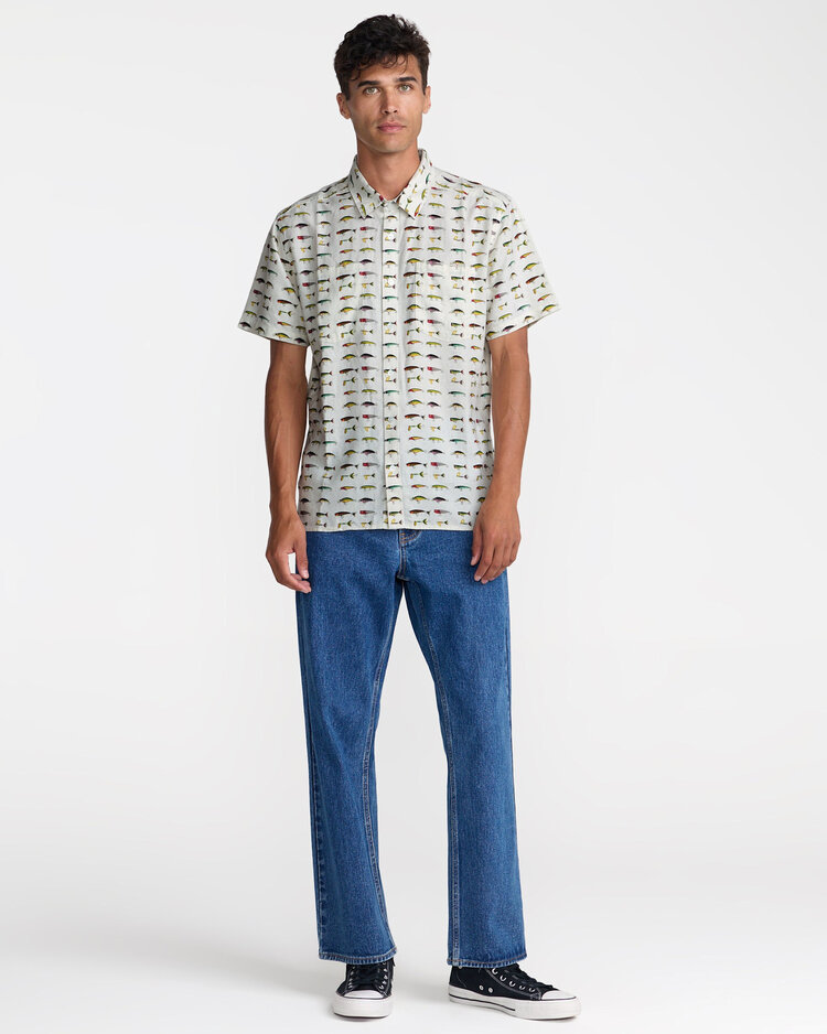 RVCA Rvca Tackle Shop Ss (Mens) | Wheat