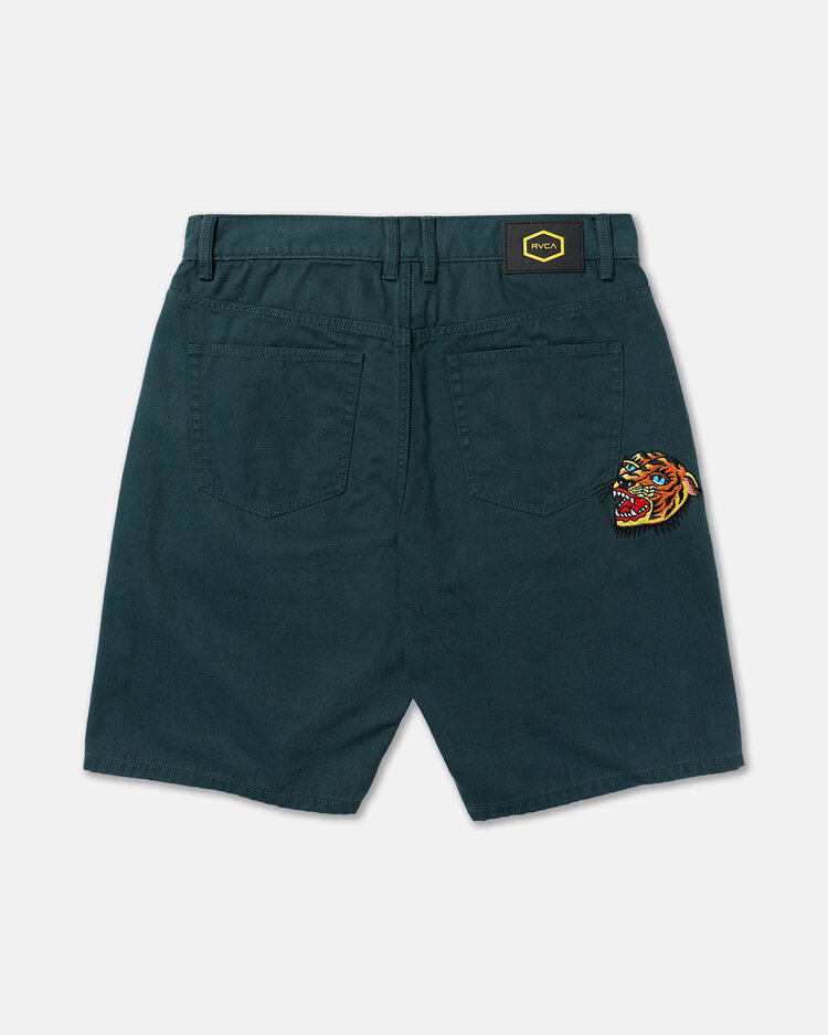 RVCA Rvca Kaleb 5 Pocket Short 21 (Mens) | Hunter Green