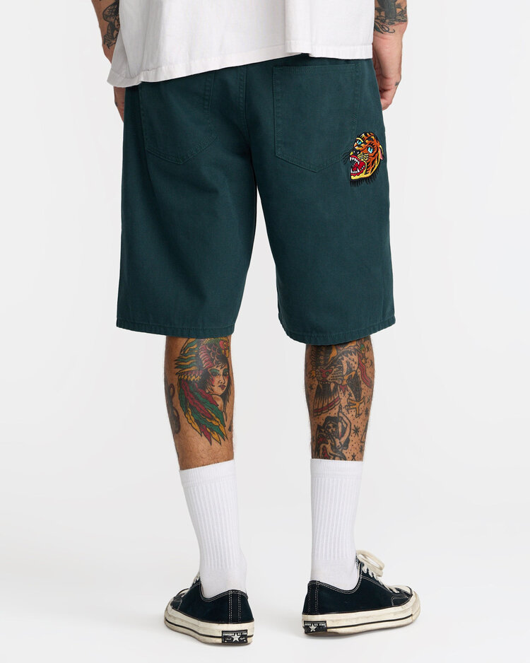 RVCA Rvca Kaleb 5 Pocket Short 21 (Mens) | Hunter Green