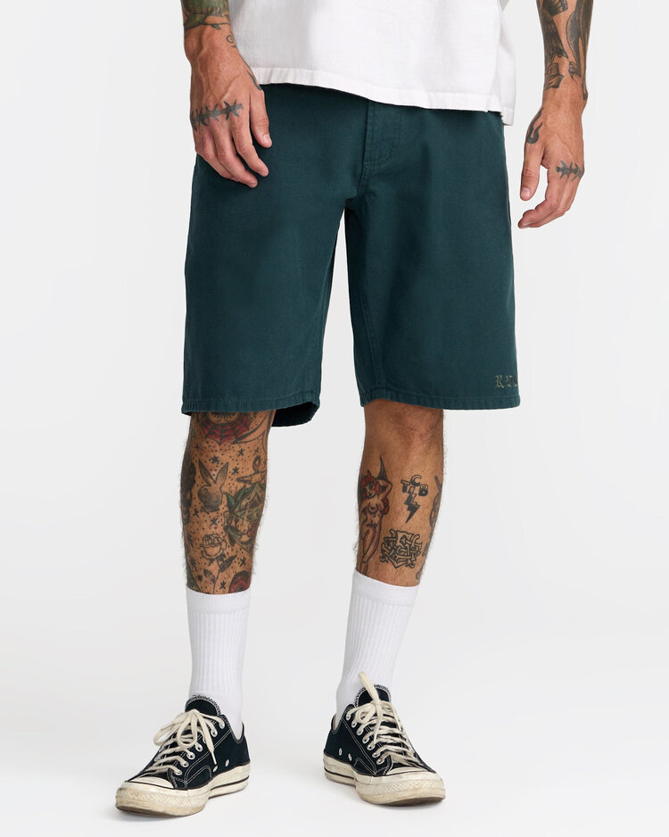 RVCA Rvca Kaleb 5 Pocket Short 21 (Mens) | Hunter Green