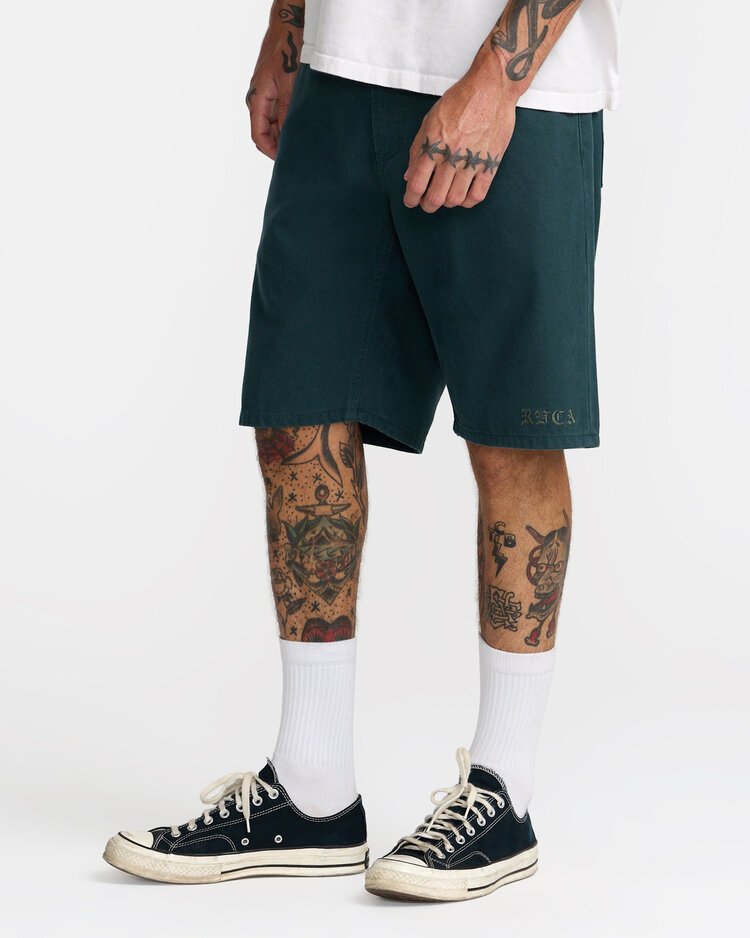 RVCA Rvca Kaleb 5 Pocket Short 21 (Mens) | Hunter Green