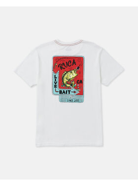 RVCA Rvca Live Bait Ss (Mens) | Antique White