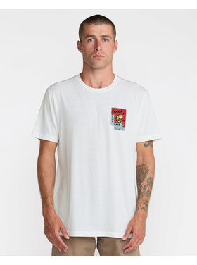 RVCA Rvca Live Bait Ss (Mens) | Antique White