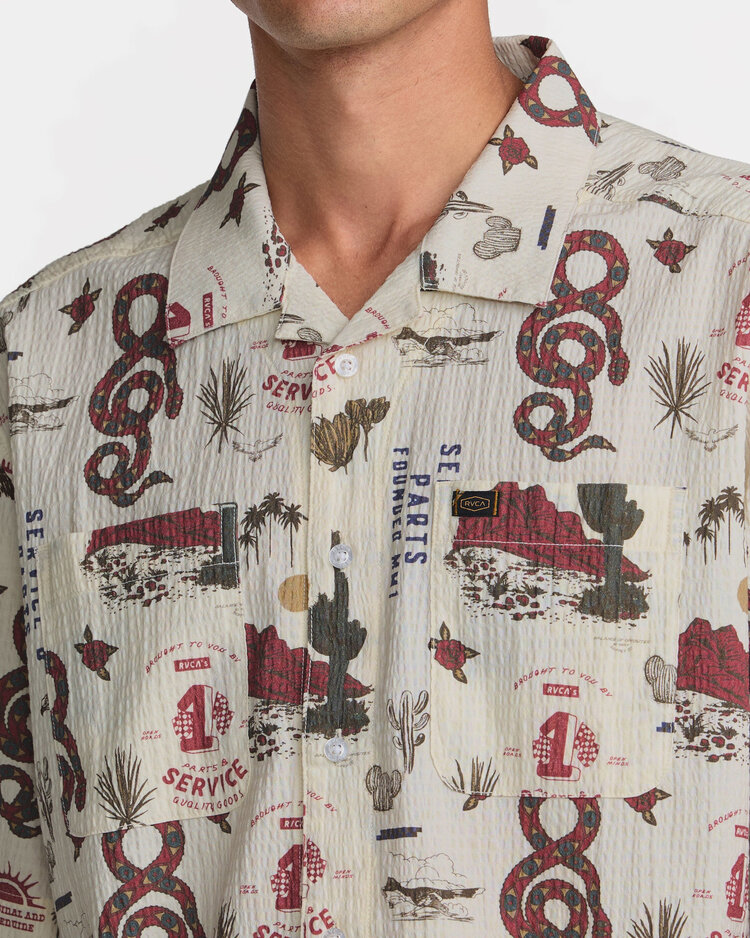 RVCA Rvca Wasteland Ss (Mens) | Natural