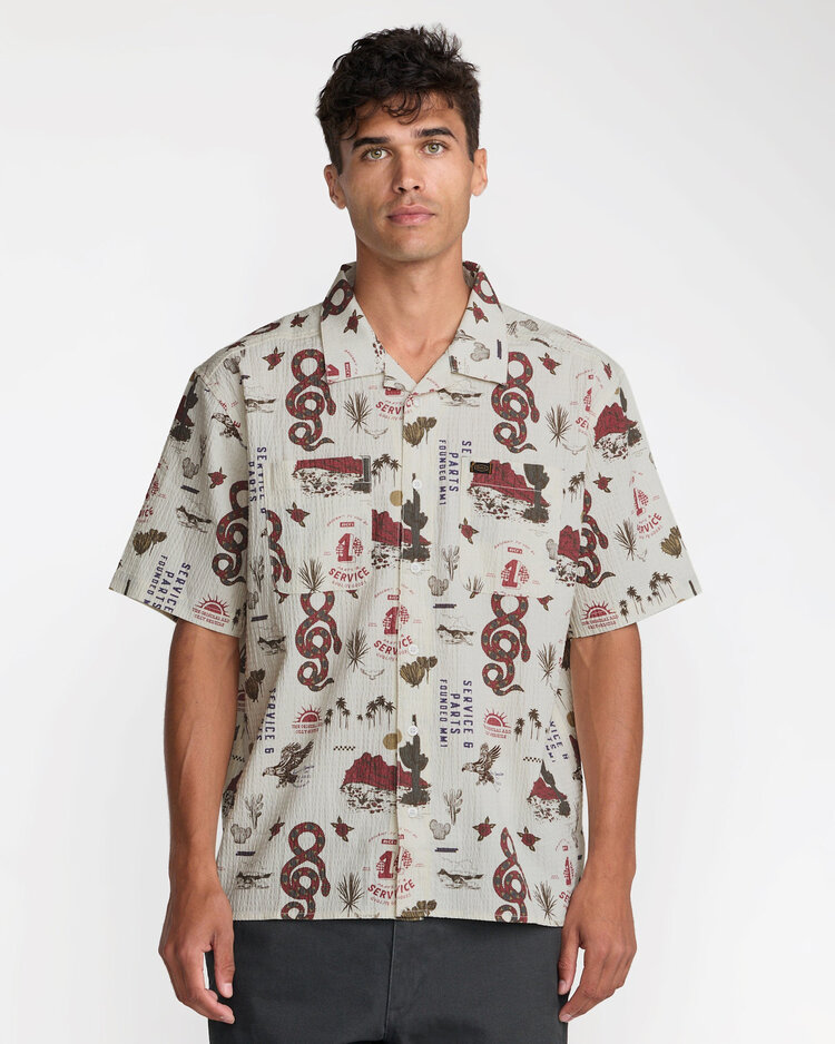 RVCA Rvca Wasteland Ss (Mens) | Natural