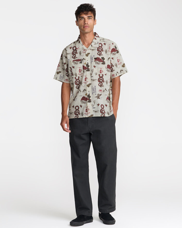 RVCA Rvca Wasteland Ss (Mens) | Natural