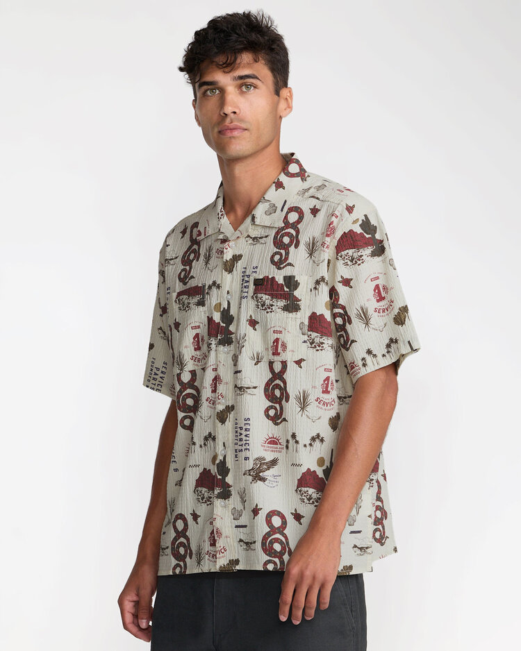 RVCA Rvca Wasteland Ss (Mens) | Natural
