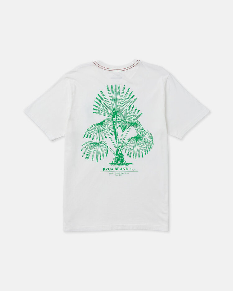 RVCA Rvca Soil Co Ss (Mens) | Antique White