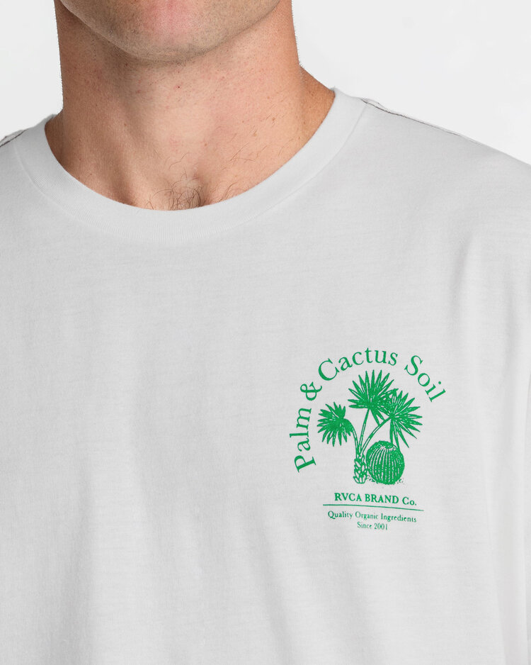 RVCA Rvca Soil Co Ss (Mens) | Antique White