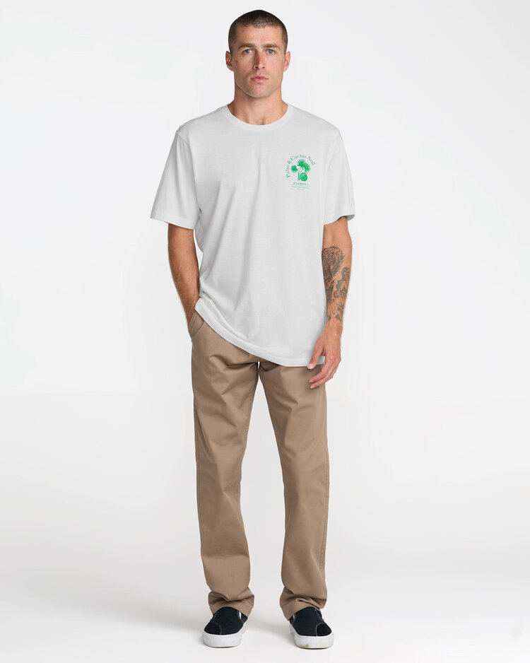 RVCA Rvca Soil Co Ss (Mens) | Antique White