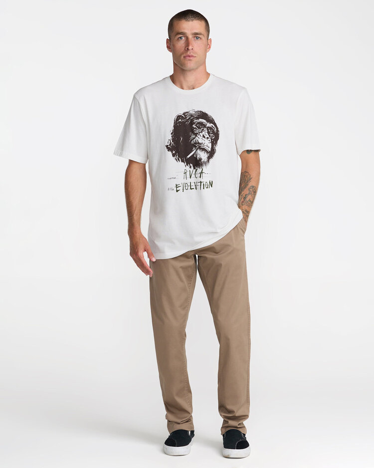 RVCA Rvca Rvca Evolution Ss (Mens) | Antique White