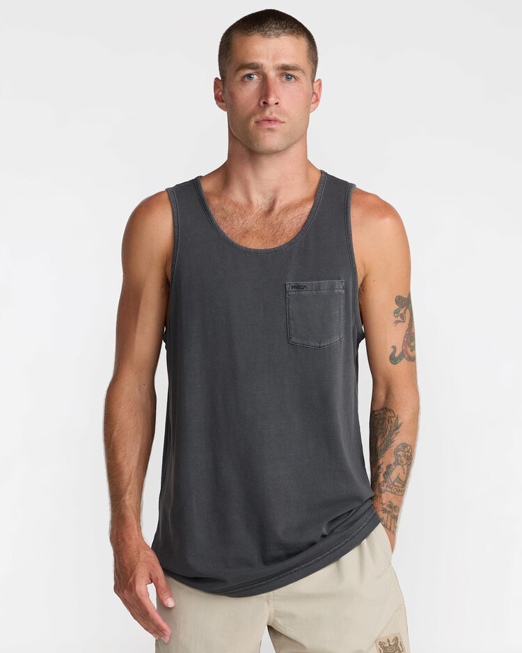 RVCA Rvca Ptc 2 Pigment Tank (Mens) | Pirate Black
