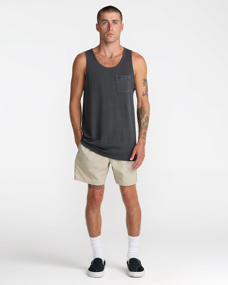 RVCA Rvca Ptc 2 Pigment Tank (Mens) | Pirate Black