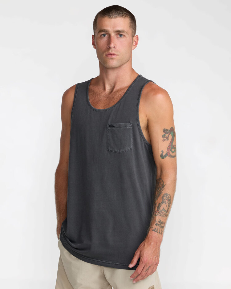 RVCA Rvca Ptc 2 Pigment Tank (Mens) | Pirate Black
