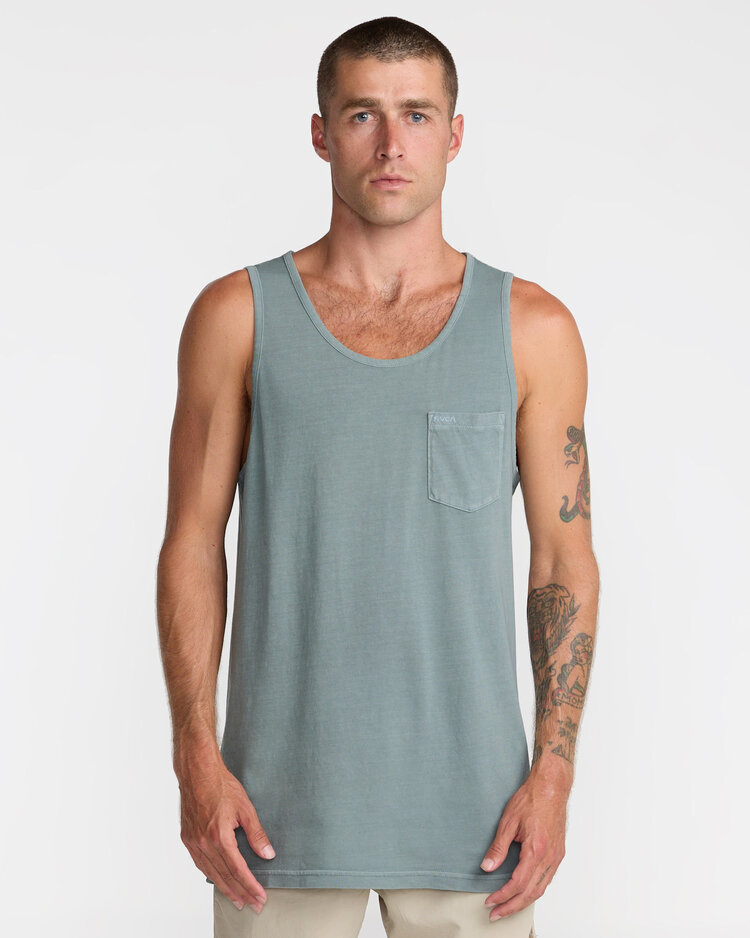 RVCA Rvca Ptc 2 Pigment Tank (Mens) | Lead
