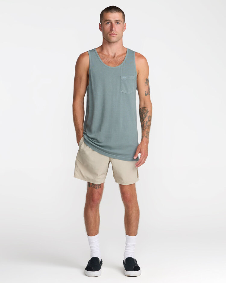 RVCA Rvca Ptc 2 Pigment Tank (Mens) | Lead