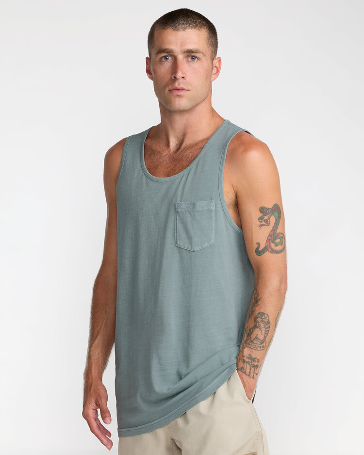 RVCA Rvca Ptc 2 Pigment Tank (Mens) | Lead